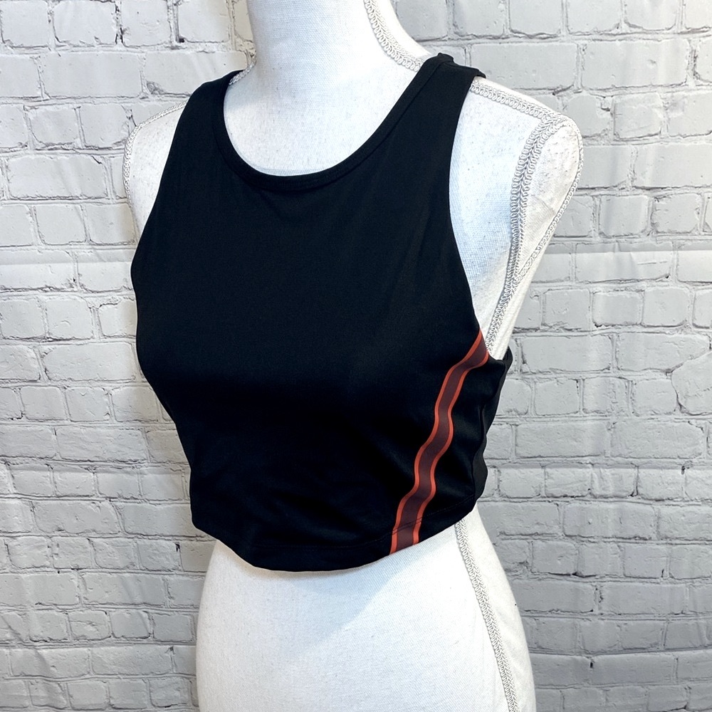JOYLAB Tank Top Cropped Active Black-Large